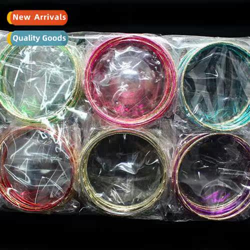 New color bracelet multi-layer electroplated silver bracelet