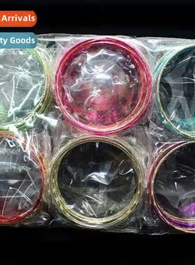 New color bracelet multi-layer electroplated silver bracelet