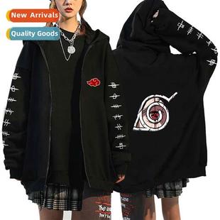 Zipper Sweatshirt Mens 2021 Casual Printed Womens Naruto