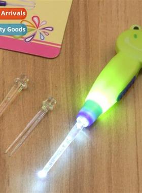Carto Animal Light Up Ear Spo Ear Cleaner Size Ear Spo Tweez