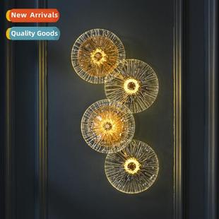 simple living room crystal creative light Postmodern luxury