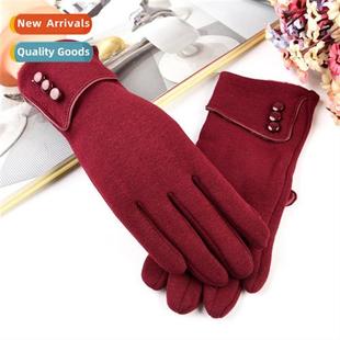 female reverse riding down fall buckle velvet three cover