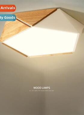 Scinavian style macar simple modern log lamps  lanterns geom