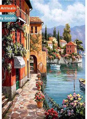 New hmade full diamd living room decorative wall art Paris s