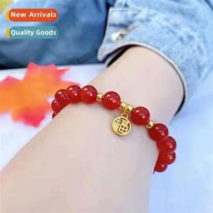 vintage natural black S925 silver green blessing sterling