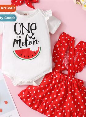 Girls spring  fall  2022 new n letters printed short-sleeved