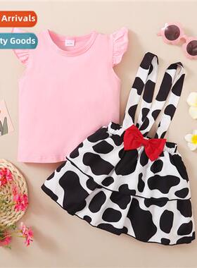 Girls Spring  Autumn 2022 new n sleeveless solid color top +