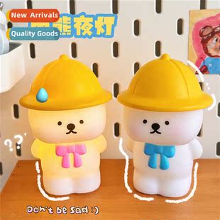 light creative warm bear ligh lamp night bedside Whe bedroom