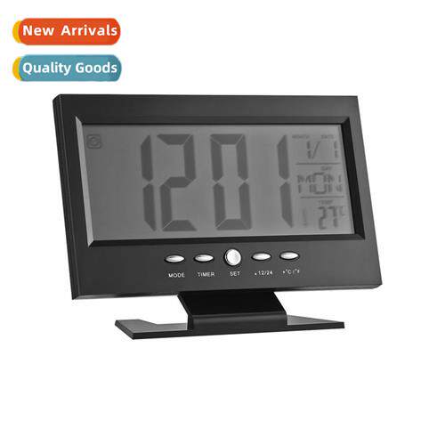 8082 large-screen voice-activated electric alarm clock creat