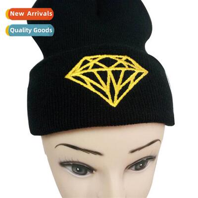 Diamd diamd hip-hop hat knted cap wool cap men  women autumn