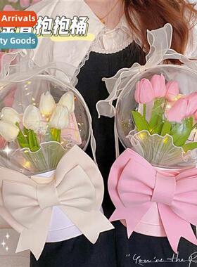 diy hmade tulip bedside flower night light bedroom girls bir