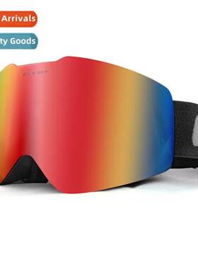 New  S9000 double-layer anti-fog column ski goggles HD windp