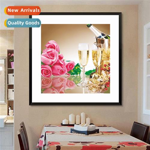 New simple modern thread embroidery living room dining room