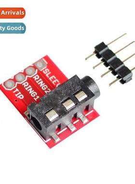 TRRS 3.5mm Audio Holder MP3 Stereo Headphe Video Microphe In