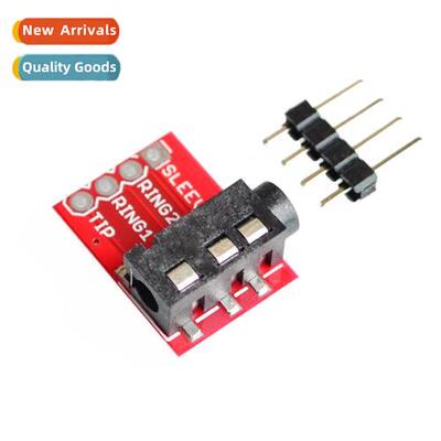 TRRS 3.5mm Audio Holder MP3 Stereo Headphe Video Microphe In