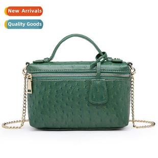 2023 Womens Bag Ostrich Hbag Trendy Chain Bag Middle East Wo