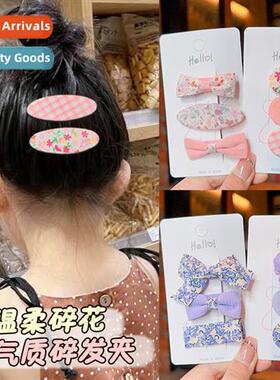 Baby  clips cute pink and purple do not hurt  children headd