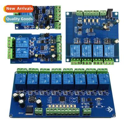 Modbus-Rtu 1/2/4/8 way relay module sing input/output RS485/