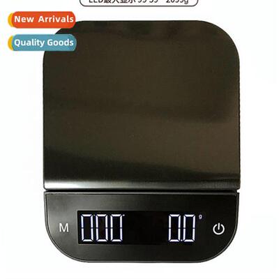 New private mold hidden screen hand brewing cfee weighing re