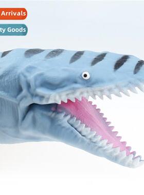 TPR plastic blue-gray flat-billed drag sea fish modeling han