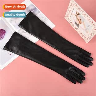 ladies gloves lengned Simulated screen touch lear