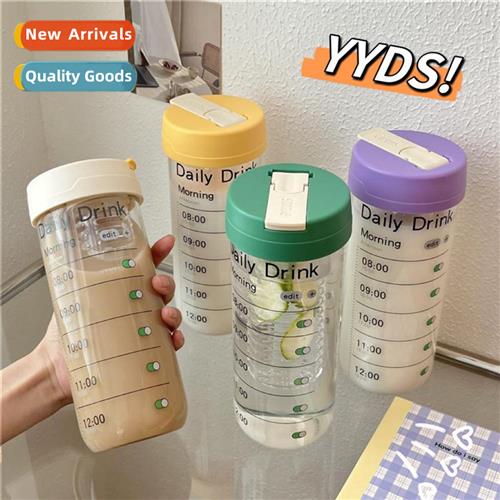 Large-capacy portable straw ins water cup cup female bubble