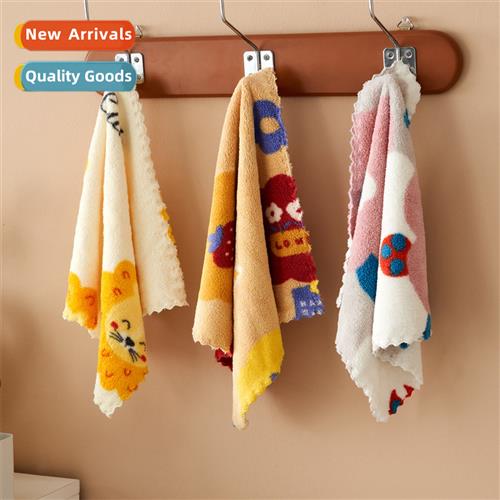 Cute 6pcs H TowelHanging Cute H TowelAbsorbent N-Linting Qui