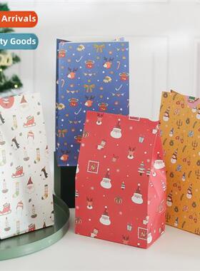 24 Flat Christmas Flat Gift Paper Bags Colorful Cy Gift Bags