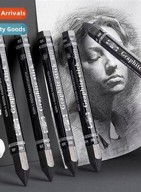 Czech Kuhle Graphite Stick Pencil 2B6B Thick Woodfree Hexago