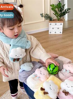 0-10 years old new childrens scarf parent-child scarf plush