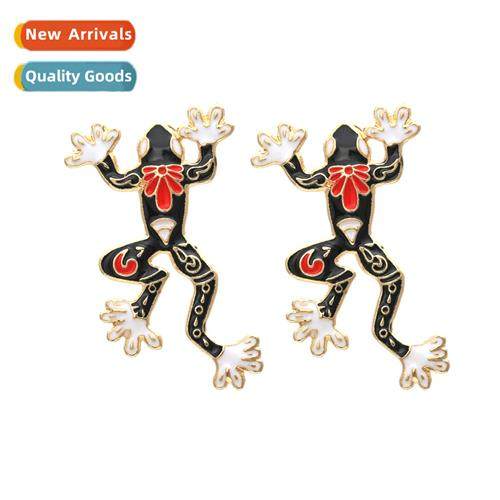 Exaggerated creative fashi color glaze printing amphibious b