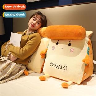 triangle pillow bread lum cushi raised neck Toast bedside