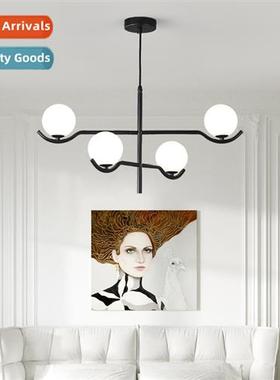 Minimalist dining room chelier modern simple living room stu