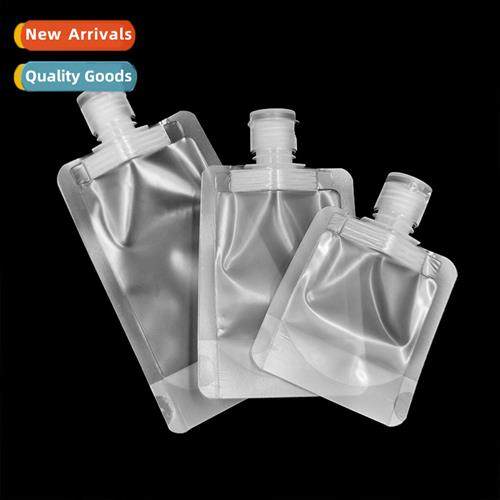 Transparent travel loti dispenser bags cosmetics shampoo dis
