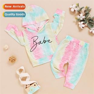 dye 2021 sleeved fall new printing Girls tie spring