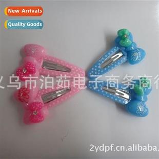 embedded bow Cute Childrens heart clip card carto