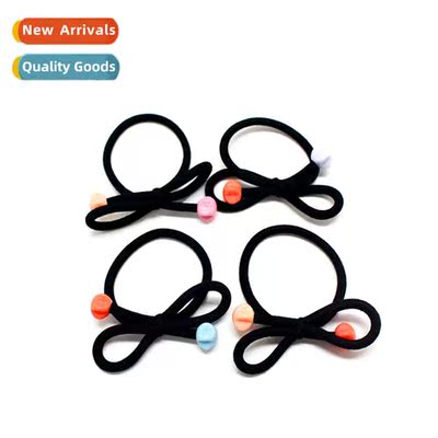 n  accessories black high elastic bow lear b  b hmade knot h