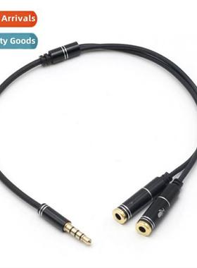 1 minute 2 audio cable cell phe live 3.5mm headset microphe