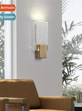Post-modern light astringent background wall crystal wall la