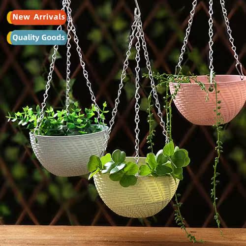 Creative plastic hanging succulent hanging orchid planter pe