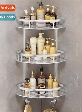 Space Aluminum Bathroom Shelf Bathroom Triangle Shelf Toilet