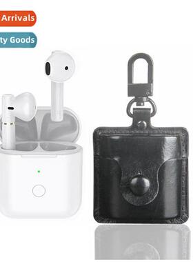 适用QCY T8 protective case qcy t8 headset leather case bluet