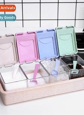 Individual Seasing Box Wheat Straw Seasing Box Set Divided w