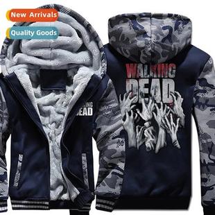 Seam Insert Cott Hooded Thickened Side Casual Fall Pockets