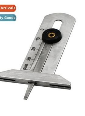 Tire Tread Vernier Depth Ruler 0-30mm Stainless Steel Tread