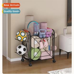 yoga storage basket Living sports style fness equipment room