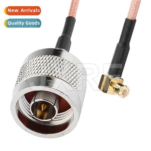 coaxial RF cnecting cable MCX male right-angle to N male RG3
