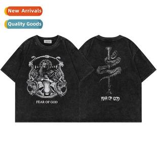 retro casua fear old washed dark set high American Gods FOG