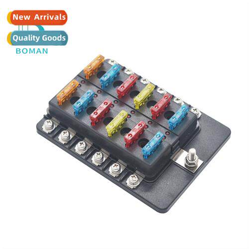Car Boat RV Cversi 12 Way Auto Fuse Box Multiway Single Posi