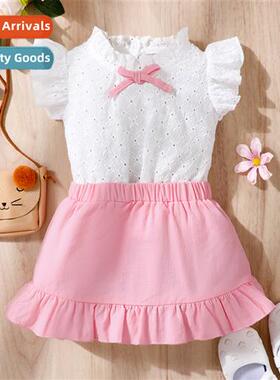 Girls spring  autumn  2022 new n sleeveless solid color top